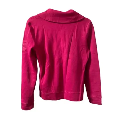 Ralph Lauren  MAGENTA TOGGLE NECK TOP