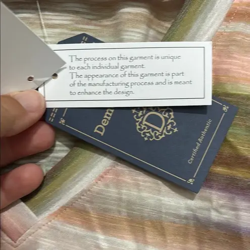 Democracy Multicolor Striped V-Neck Tee