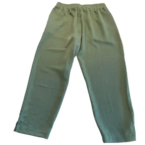 A New Day  Jogger Pants Women’s Size Medium Green Lightweight Tapered Leg Pull On - Image 3