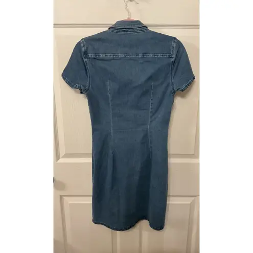 Noisy May ASOS Shirt Dress Joy in Blue Denim, S