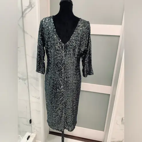 Nice modern dressy midi dress 🔥🔥 Black Size L