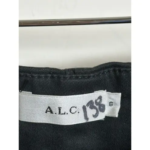ALC Frank A.L.C Kerrigan Lace Up Skinny Pants NEW Without Tags Size 6 Black $395