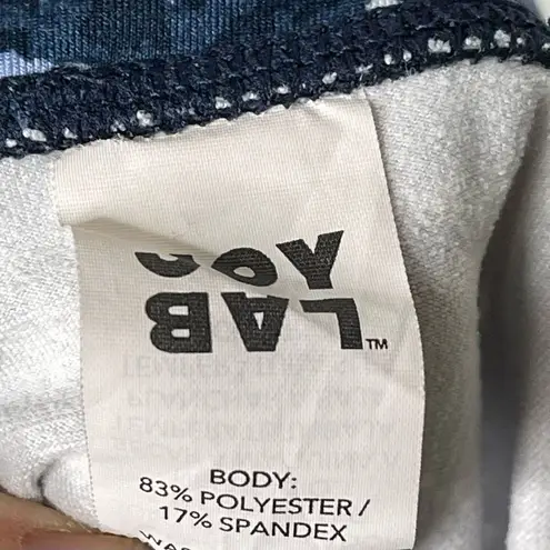 JoyLab High Rise Comfort Fabric Leggings (Blue Printed) - Medium