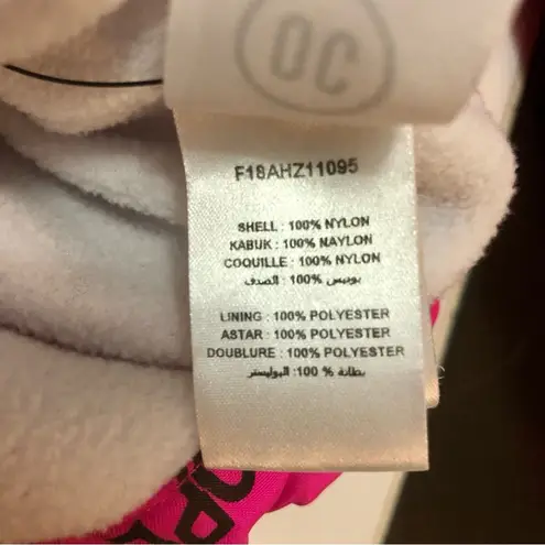 Opening Ceremony Cropped Track Jacket Warm Up Windbreaker Hot Pink White Logo M