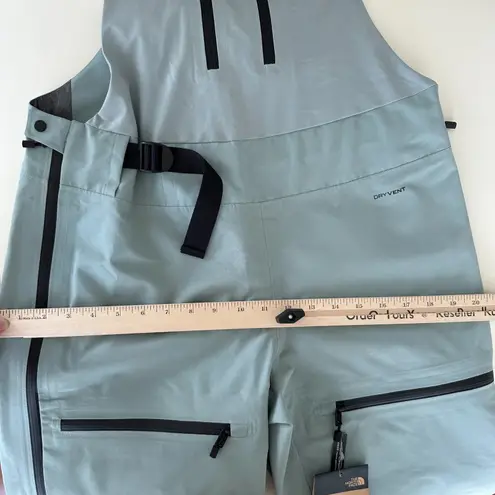 The North Face  Ceptor Bibs Pant Womens Medium‎ Blue Silver Ski Snowboard Dryvent