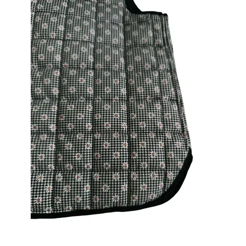 Stoosh Daisy Print Quilted Bow Vest Size Medium NEW NWT