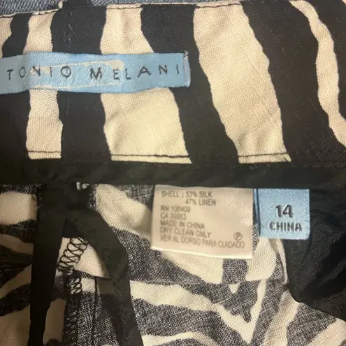 Antonio Melani  Womens Linen Shorts Size 14