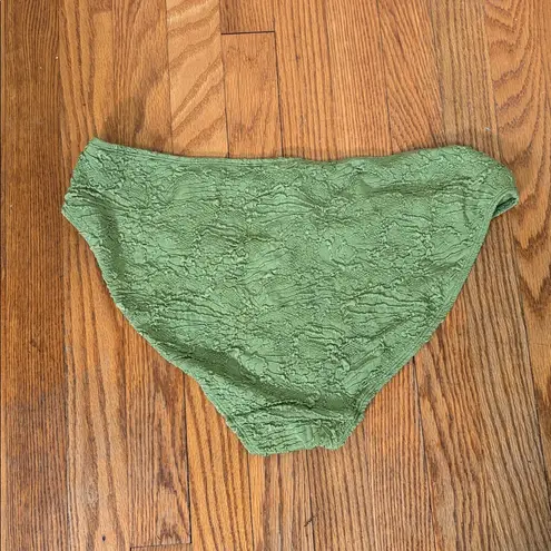 ANDIE Swim Bikini Bottom Swimsuit Popcorn Floral Gecko Green size XL NWT