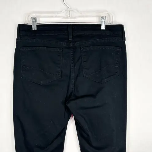 NYDJ Not Your Daughters Jeans Size 12 Clarissa Ankle Skinny Black Pockets 1625