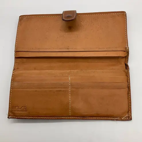 Unisa VINTAGE LEATHER CHECKBOOK WALLET