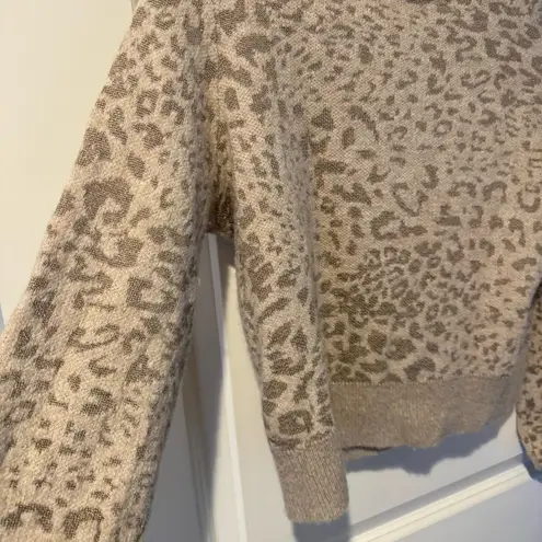 Veronica Beard Tilda Animal Print Pullover Sweater | L