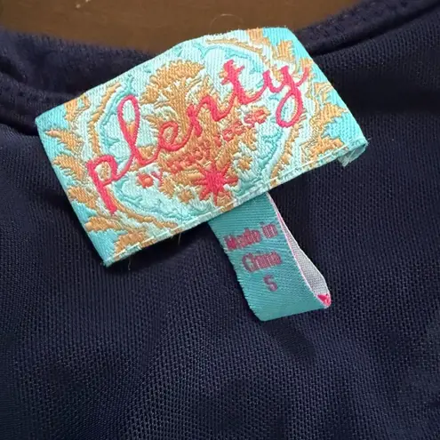 Plenty by Tracey Reese Anthropologie Blue Ruched Stretchy Fit and Flare Maxi Dre