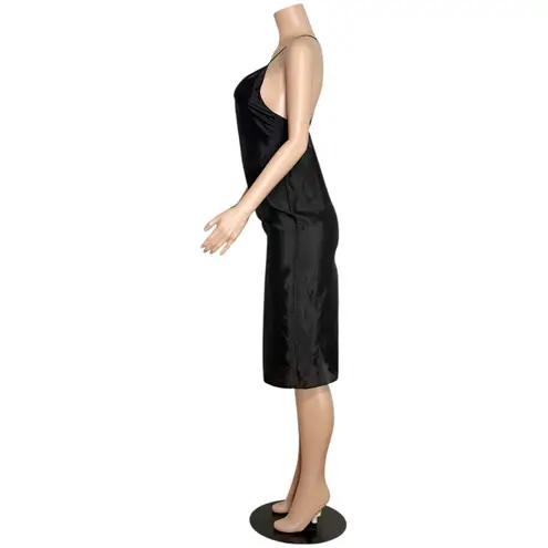 THE FRANKIE SHOP Venice Slip Dress, Black, Small Black