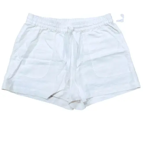 J.Crew  Point Sur Chambray Seaside Short in Linen Blend White Size Small NWT - Image 4