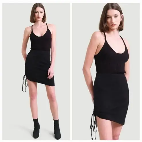 Modern Citizen Taryn Skirt Size Medium Seawool NWOT Blend Side Ties Ruched NEW