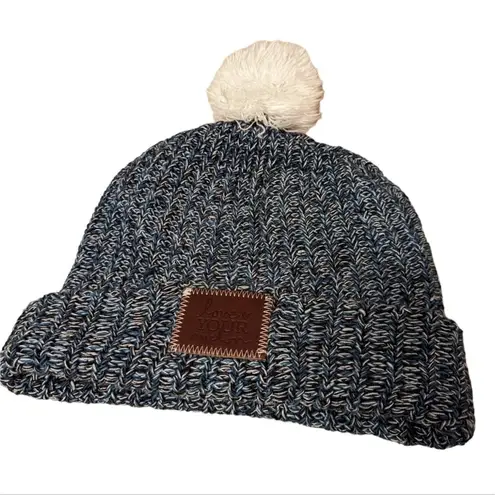 Love Your Melon  Cuffed Beanie Hat Pom Pom Bobble Puff