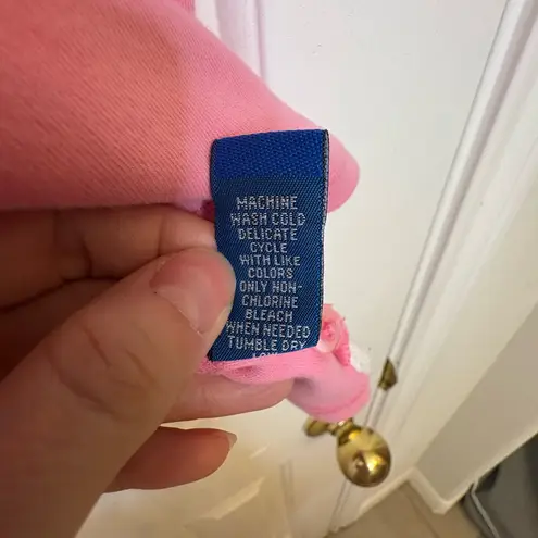 Karen Scott Sport Pink Polo Shirt M Y2K Retro Preppy Casual Golf Top