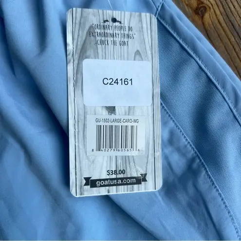 GOAT USA Women's Carolina Blue Athletic Shorts Size L SKU#C24161 Size L