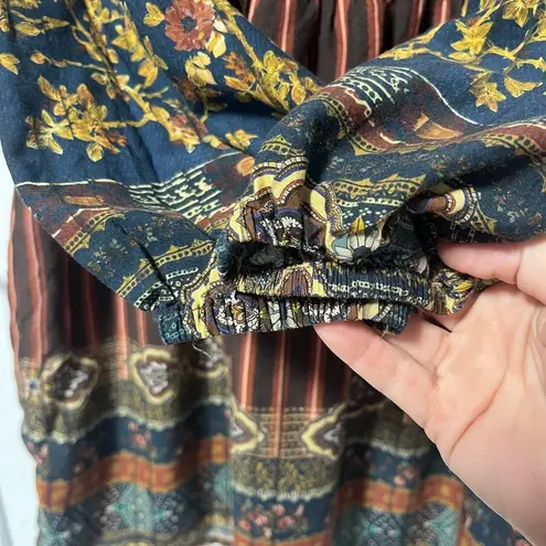 Farm Rio Bohemia mixed patchwork dress size small