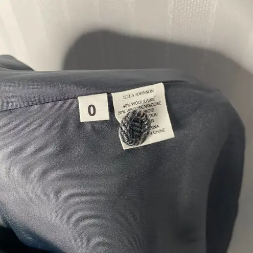 Ulla Johnson Leo Wool Blend Herringbone Belted Paperbag Waist Mini Skirt Size 0