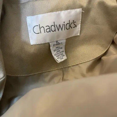 Chadwick's  Beige Trench Coat - Image 6