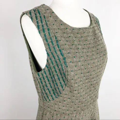 New Coconinno Vintage Berkeley Sleeveless Sweater Dress Size XL Green Wool