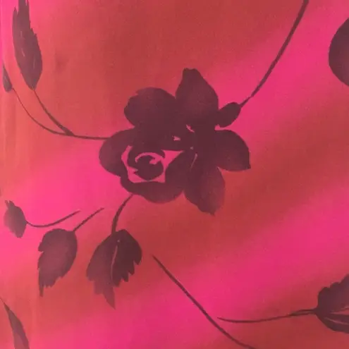 Jaclyn Smith Floral Dress, Pink, Red, 14