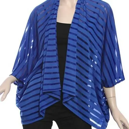 Royal Blue Jersey Stripe Semi