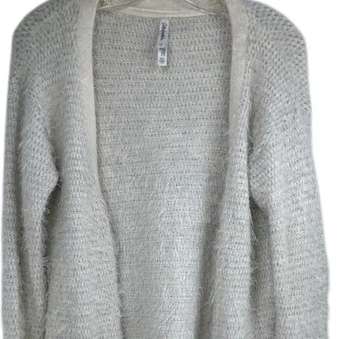 Aeropostale  Women's White Long Sleeve Open Front Cardigan Size L