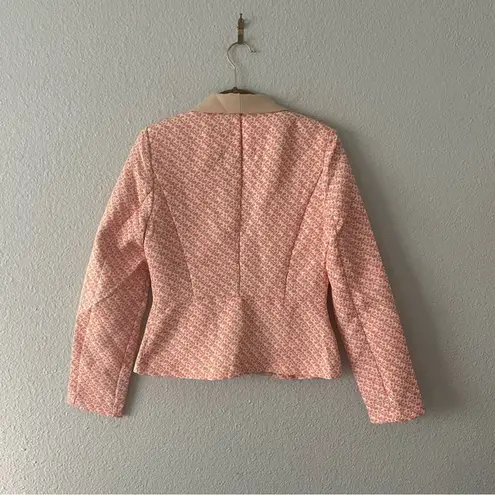 Lucy Paris Pink & Cream Blazer Size Medium NWT