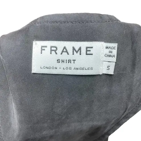 frame denim FRAME Le Cupro Overall Maxi Dress Noir Black‎ Size Small