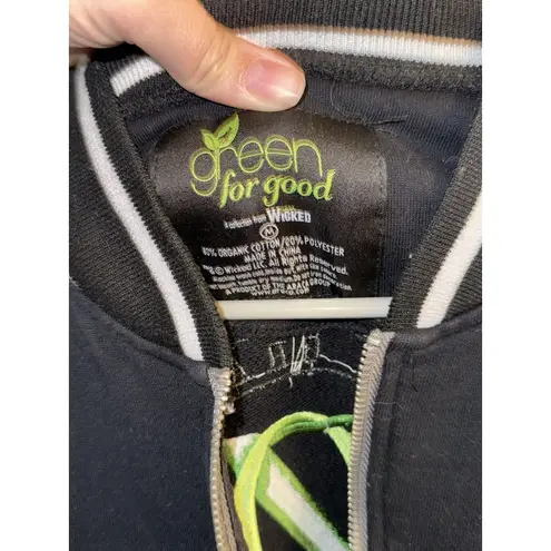 Wicked Broadway Musical Jacket Green For Good Varsity Style M Size M