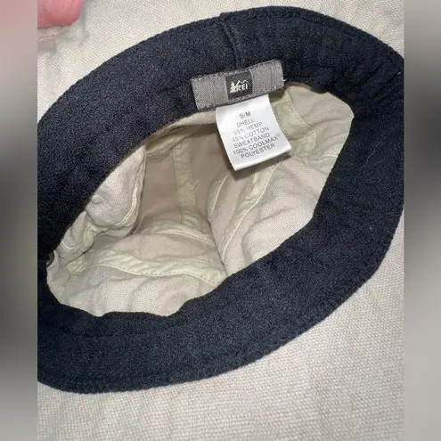 REI Bucket Hat Sun Cap Size S/M Drawstring Poseable Brim Safari Hiking Fishing Tan