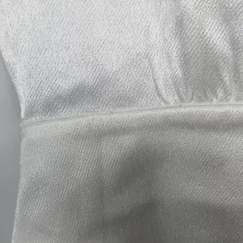 Ba&sh Nao White Sleeveless Open Back Shoulder Pad Top Blouse