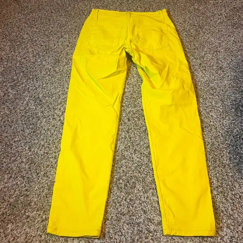 Karen Kane  Womens Lime‎ Green Skinny Leggings Pants Made in USA Size 4