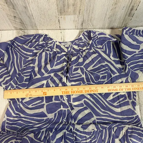 Rails (Revolve) Sia Island Waves Dress L | Zebra Print | Cotton | MSRP $248