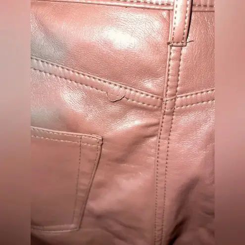 Wilfred  Faux Leather Camel Pants size 8