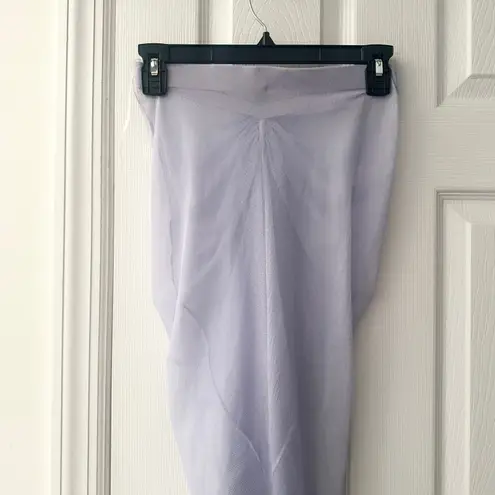 Baobob Nia Mesh Rapsody Light Purple Green Blue Tie Dye Cover Up Midi Skirt XS