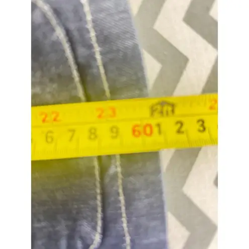 Baccini Denim Belted Jacket Size M