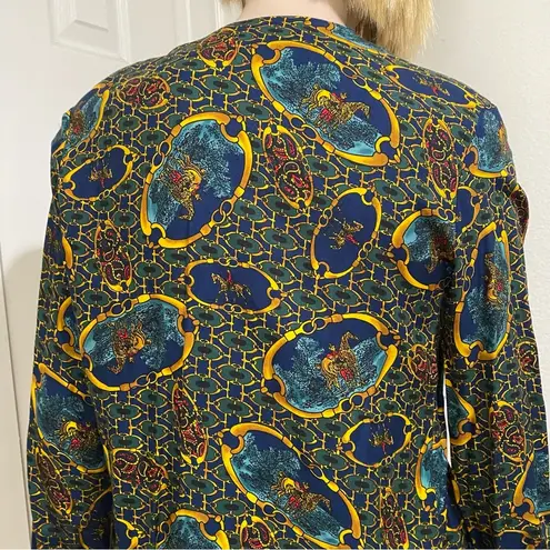 Pendleton Vintage Sophisticates Equestrian Horse-bit Long Sleeves Top Size 4 P