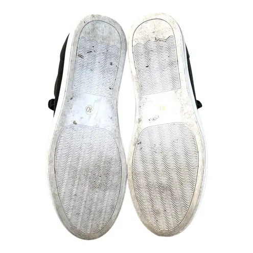 EUC ALL BLACK Leather Hi Top & Zip Ankle Boots Black Size 9.5