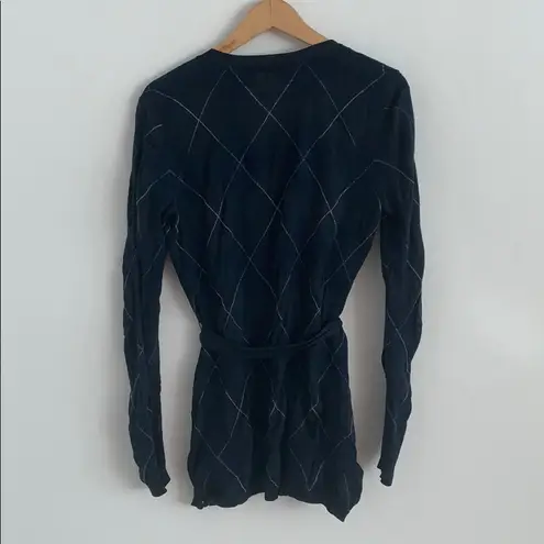 Burberry Authentic  plaid wool silk blend cardigan