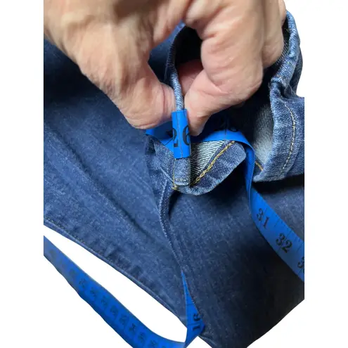 J.Crew Women's 10" Vintage Slim Straight Jeans Size 32 Dark Wash Cropped 25 Blue