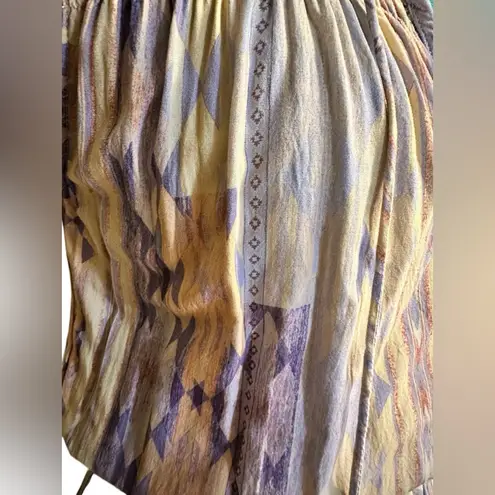 Dear John MELODIE TIERED RUFFLE Southwest Meadow DRESS Size S