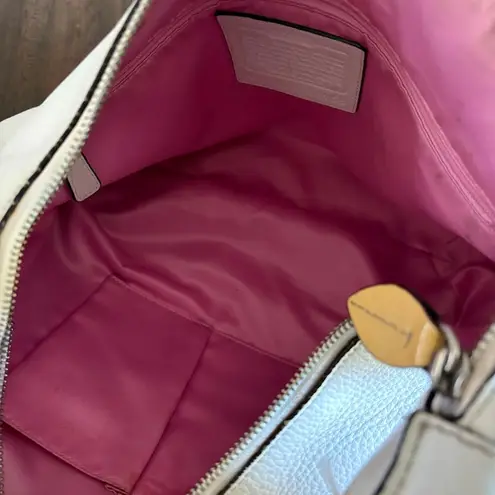 Coach  13155 Ivory Cream Penelope Pebble Leather Hobo Shoulder Bag Y2K