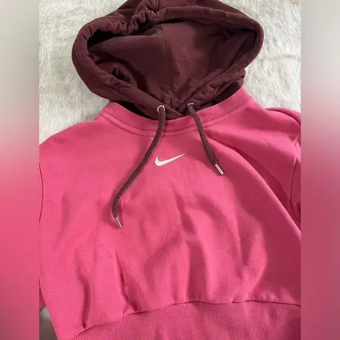 Nike  Icon Clash Cropped Fleece Hooded Sweatshirt