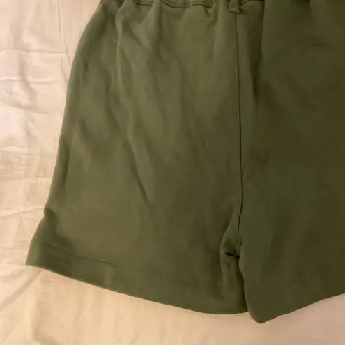 BLANK NYC  French Terry Shorts small Olive Button Fly
Elastic Waist Knit NWT New thumbnail 7