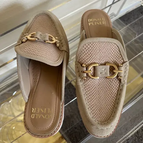 NWOB Donald J. Pliner Beige Women's Elta Mule Size 7.5