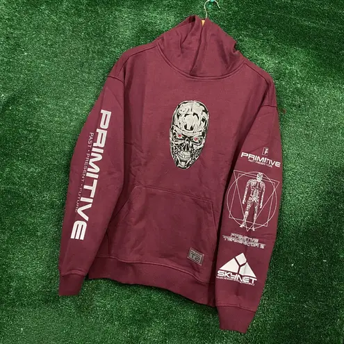 Primitive Terminator burgundy hoodie – Size Medium
