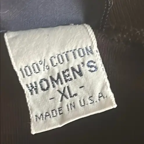 Lands End Women’s Black Sleeveless Muscle Tee Mock Neck Top Size XL